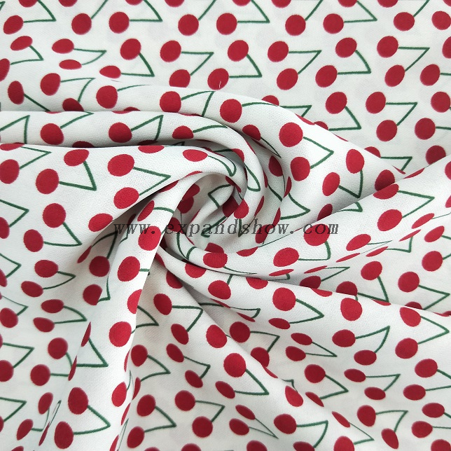 fancy women dresses fabric polyester SPH rhombus printed 
