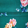Fancy women dresses fabric polyester bark crinkle printed 