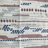 Fancy women dresses fabric alkali melt check printed fabric 