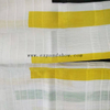 Fancy women dresses fabric polyester high quality chiffon crinkle stripe printed