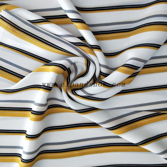 Fancy women dresses fabric polyester calvary twill fabric 