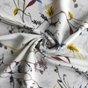 Fancy women dresses fabric polyester calvary twill fabric 
