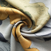 Fancy women dresses fabric polyester tissue crepe printed fabric 
