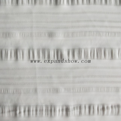 Fancy women dresses fabric polyester high quality CEY chiffon stripe dyed 