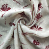 Fancy women dresses fabric polyester chiffon jacquard printed 