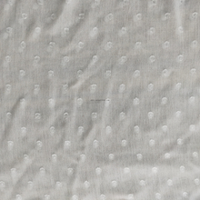 Fancy women dresses fabric polyester chiffon crinkle jacquard dyed 