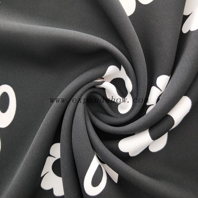 fancy women dresses fabric polyester SPH rhombus printed 