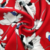 fancy women dresses fabric polyester SPH rhombus printed 