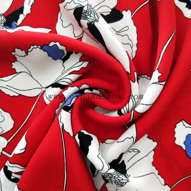 fancy women dresses fabric polyester SPH rhombus printed 