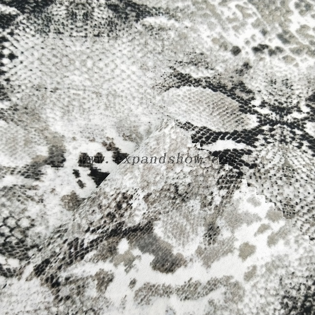 Fancy women dresses fabric polyester high quality soft moss crepe dobby georgette printed 