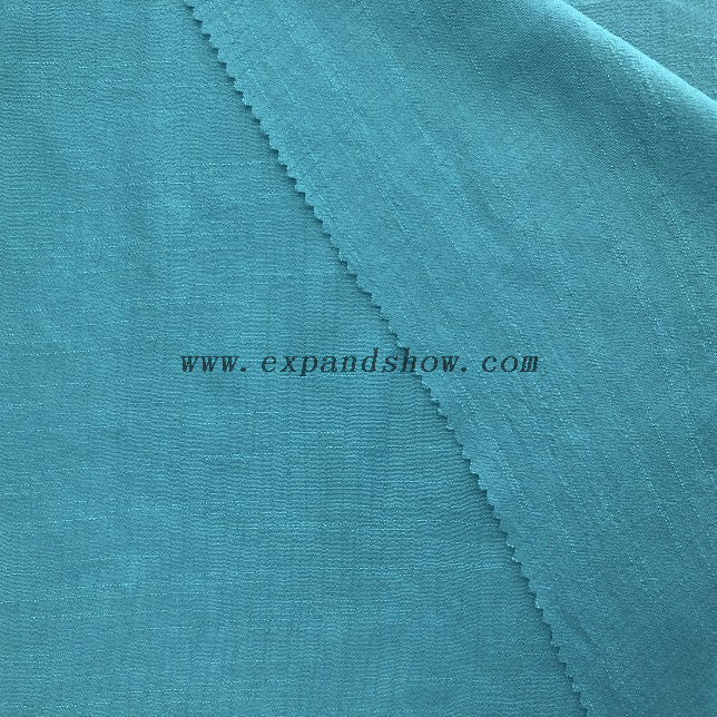 Fancy women dresses fabric tencel slub dyed fabric 