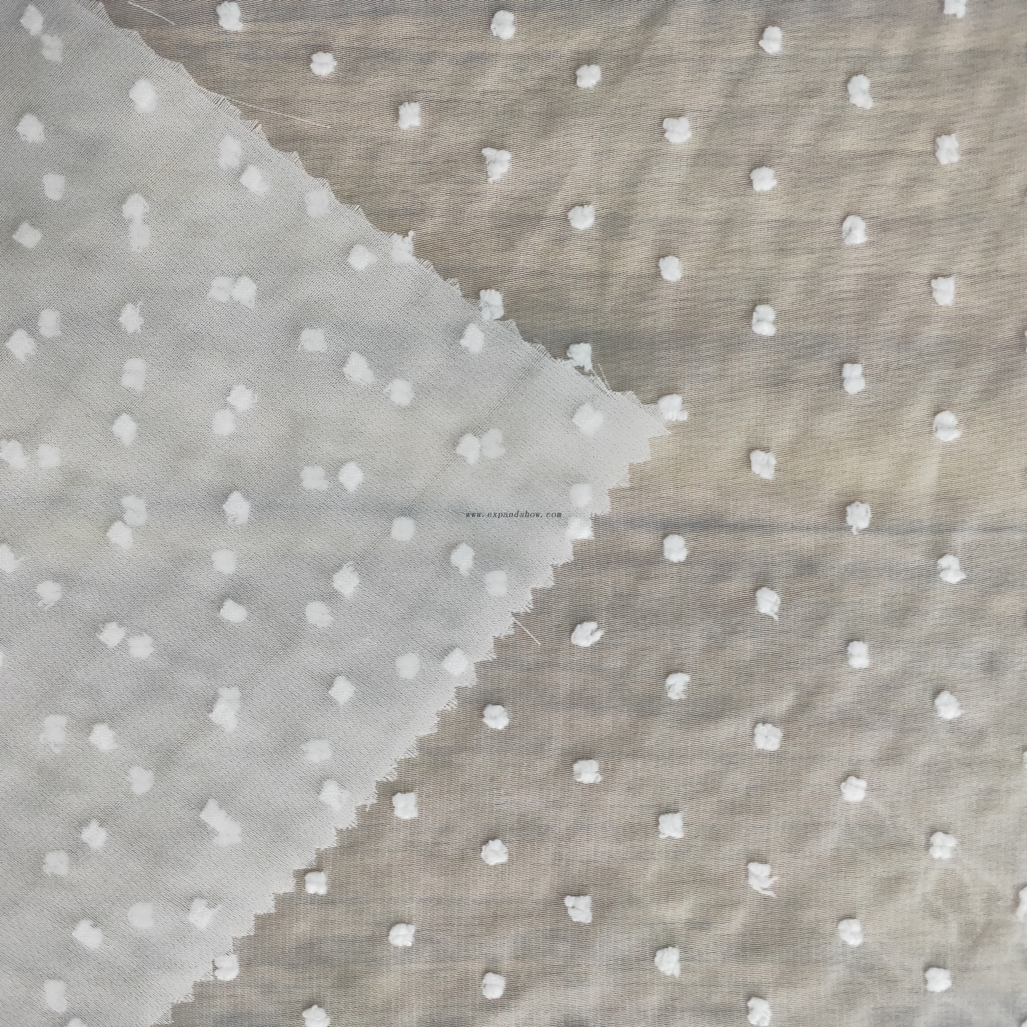 Fancy women dresses fabric polyester chiffon jacquard dyed 