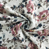Fancy women dresses fabric polyester chiffon jacquard printed 