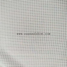 Fancy women dresses fabric alkali melt check dyed fabric 