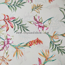 Fancy women dresses fabric polyester high quality soft moss crepe dobby georgette printed