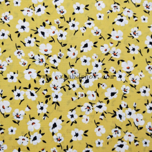 Fancy women dresses fabric polyester high quality ITY slub fabric 