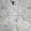 Fancy women dresses fabric polyester high quality satin spandex printed 