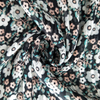 Fancy women dresses fabric polyester chiffon D&L printed fabric